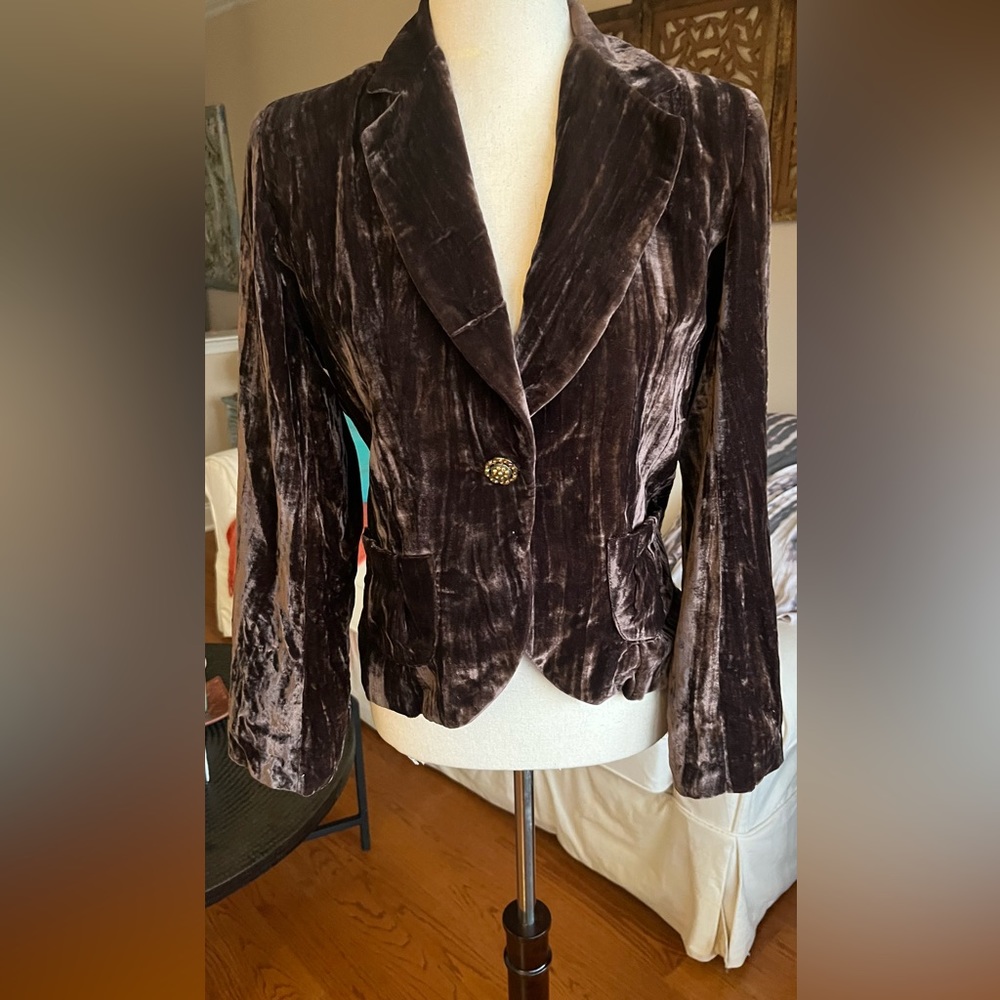 Brown Velvet blazer